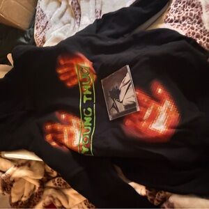 Black Young Thug Graphic Hoodie